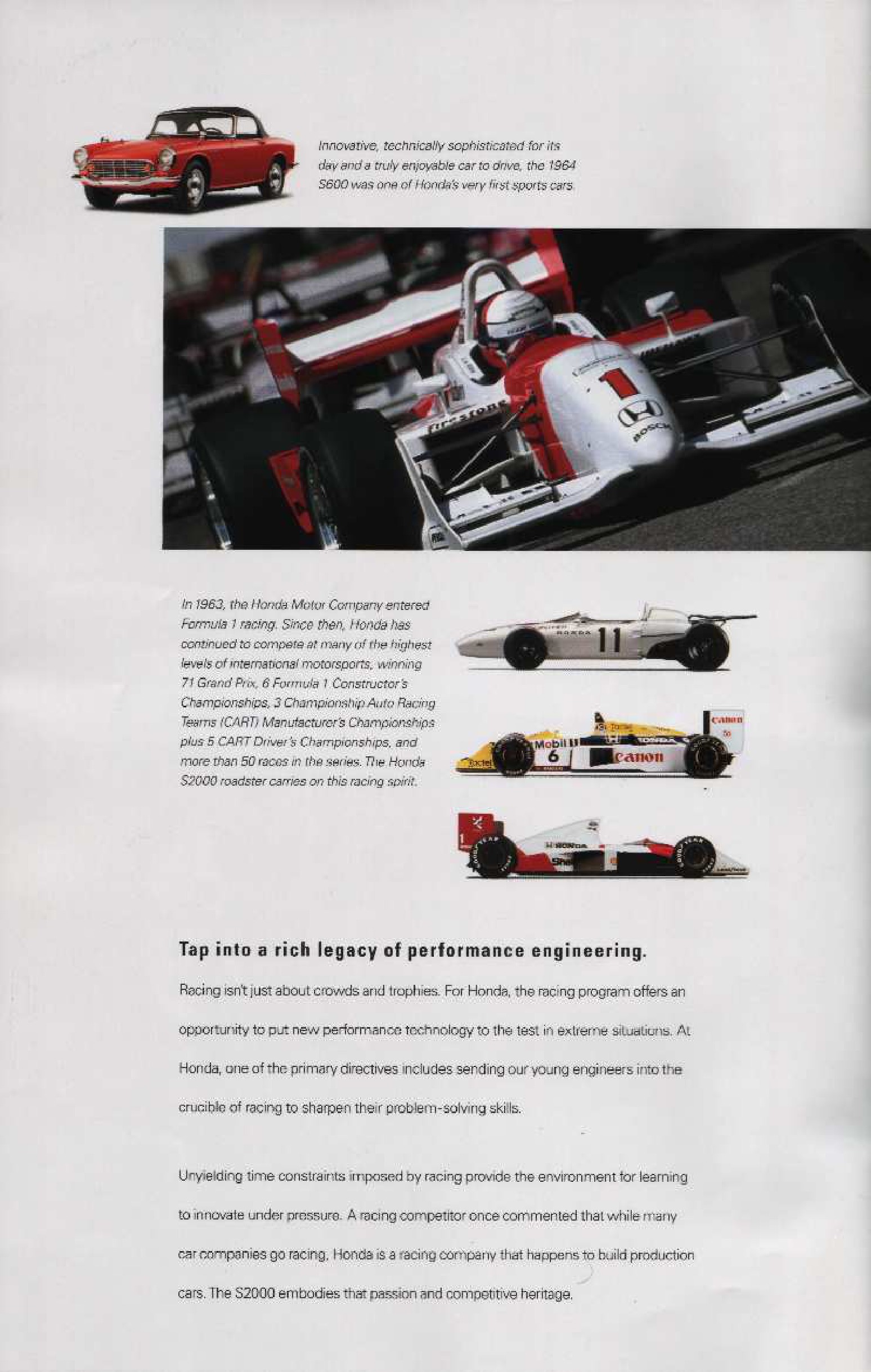 2002 Honda S2000 Brochure Page 6